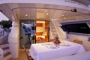 GEORGE V AICON 64 motor yacht charter Greece