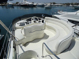 PALMYRA AZIMUT 42 motor yacht charter Mykonos Greece