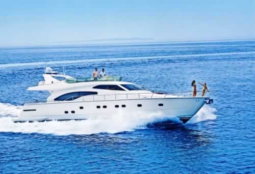 SERENE FERRETTI 65 motor yacht charter Greece