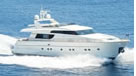 FOS SANLORENZO 71 feet motor yacht charter Greece