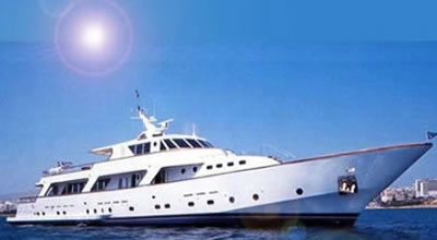 AQUARIUS L CRN 39 meter 128  feet luxury crewed motor yacht charter Greece