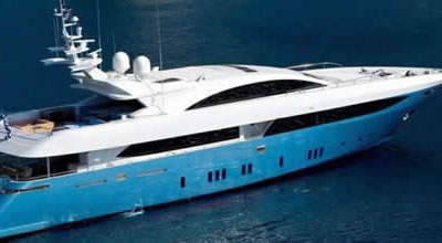 Barents Sea 137 feet Mondomarine yacht  charter Greece
