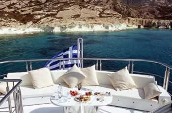 Carmen Fontana 140 feet crewed luxury motor yacht charter Greece