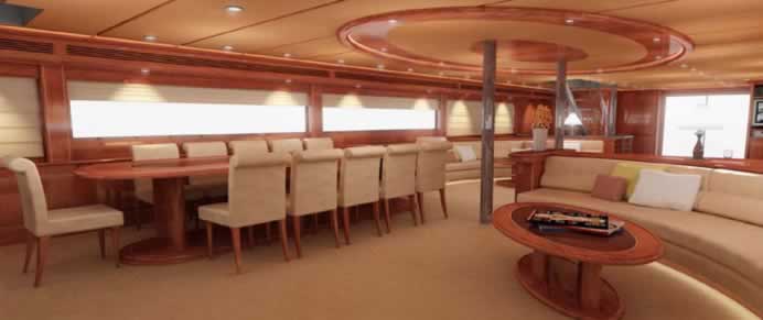 CORVUS 131 feet luxury crewed motor yacht charter Greece