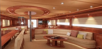 CORVUS 131 feet luxury crewed motor yacht charter Greece