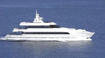 M/Y CORVUS 131 feet luxury crewed motor yacht charter Greece