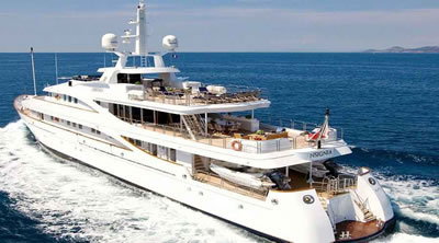 INSIGNIA Elsflether Werft 183 feet Luxury Crewed Motor Yacht Charter Greece INSIGNIA Elsflether Werft 183 feet Luxury Crewed Motor Yacht Charter Greece