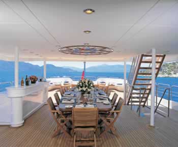 M/Y INSIGNIA Elsflether Werft 183 feet Luxury Crewed Motor Yacht Charter Greece 12 - 14 Guests - 7 Cabins - 14 Crew M/Y INSIGNIA Elsflether Werft 183 Luxury Crewed Motor Yacht Charter Greece