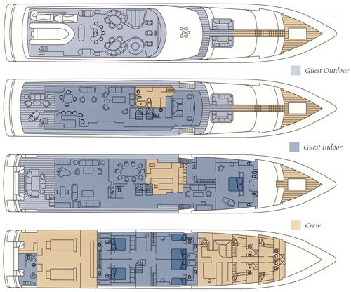 M/Y INSPIRATION 156 feet luxury crewed motor yacht charter