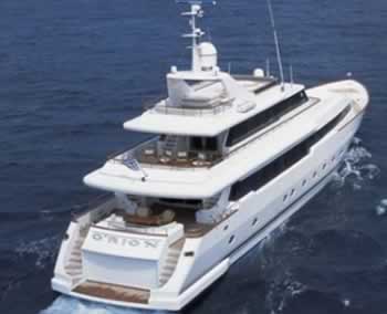 O'RION 138 feet luxury crewed motor yacht charter Greece