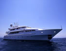 M/Y Ouranos Too Codecasa 132 feet luxury crewed motor yacht charter Greece