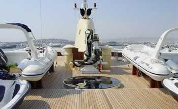 ZURGA 159 feet luxury crewed motor yacht charter Greece