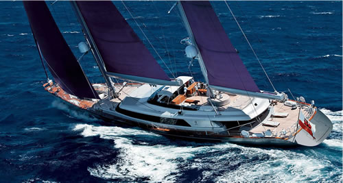 Sailing yacht Barracuda Valletta a Perini Navi yacht