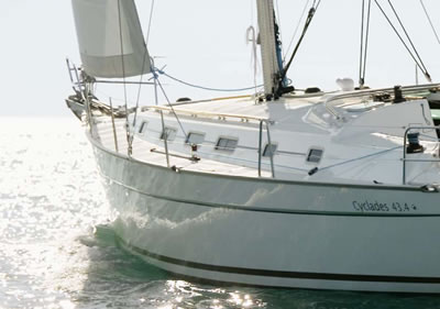 Cyclades 43.4 Beneteau bareboat sailing yacht charter Greece