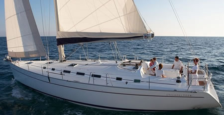 Cyclades 50.5 Beneteau bareboat sailing yacht charter Greece