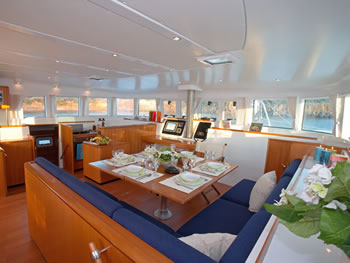 Catamaran yacht Lagoon 500 charter Greece