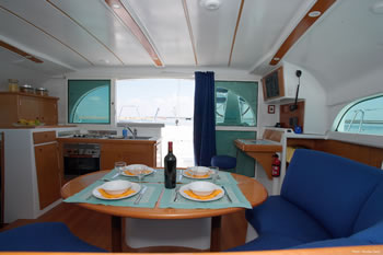 Catamaran charter Greece Lagoon 380