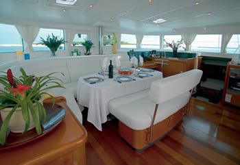 Lagoon 440 catamaran charter Greece