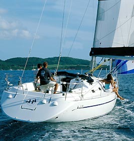 Harmony 38 sailing yacht charter Greece