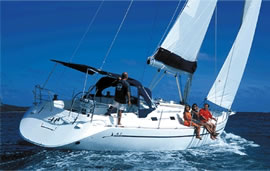 Harmony 47 sailing yacht charter Greece
