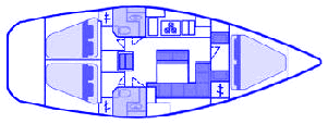 BENETEAU OCEANIS 370 sailing yacht charter Greece