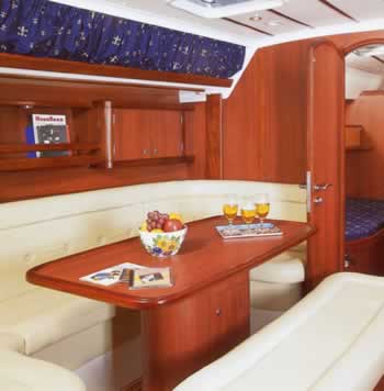 Saloon Ocean Star 51.2 Exclusive 4 Cabin Sailing Yacht Charter Greece