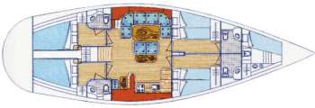 Ocean Star 495 sailing yacht charter Greece