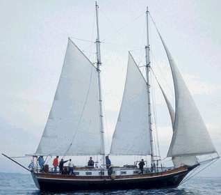 JHONNY Schooner 52 feet sailing yacht charter Greece