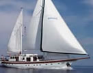 Motorsailer charter Greece